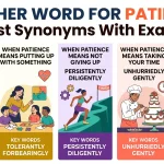 another word for patiently